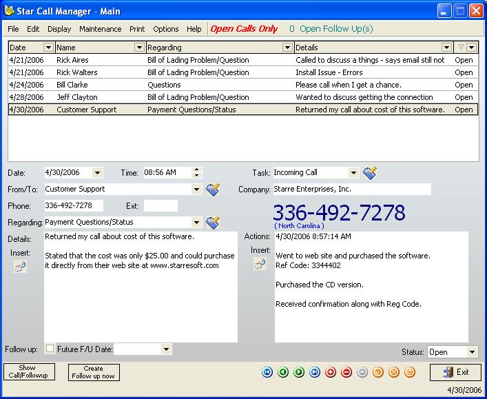 Screenshot for Star Call Manager 1.71